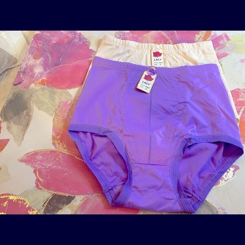 Lacy assorted embroidery design print UnderwearXL